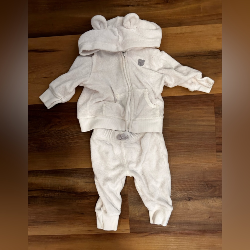 Precious Baby Polar Bear Jogging Suit 3 mos